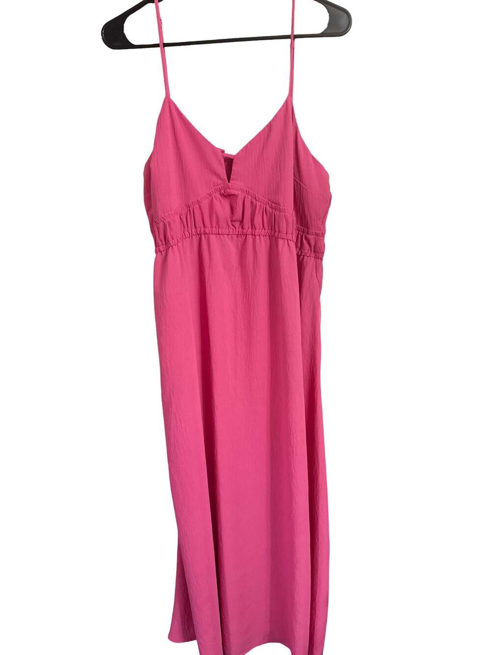 A New Day Women's Pink Sleeveless Midi Dress Size L